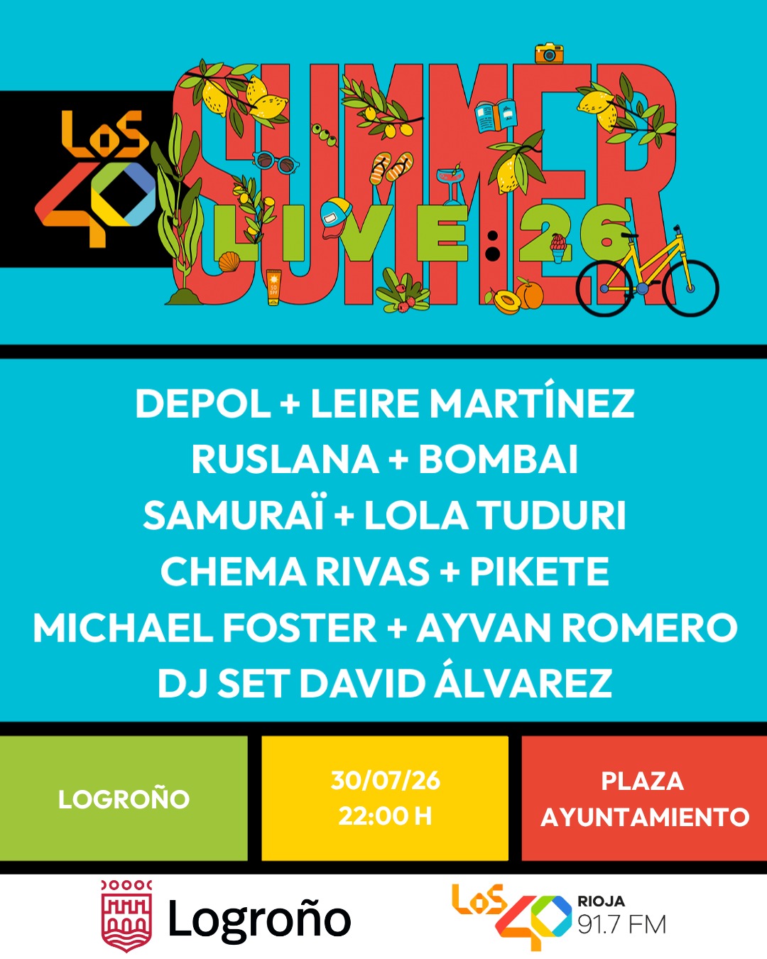 Cartel del concierto